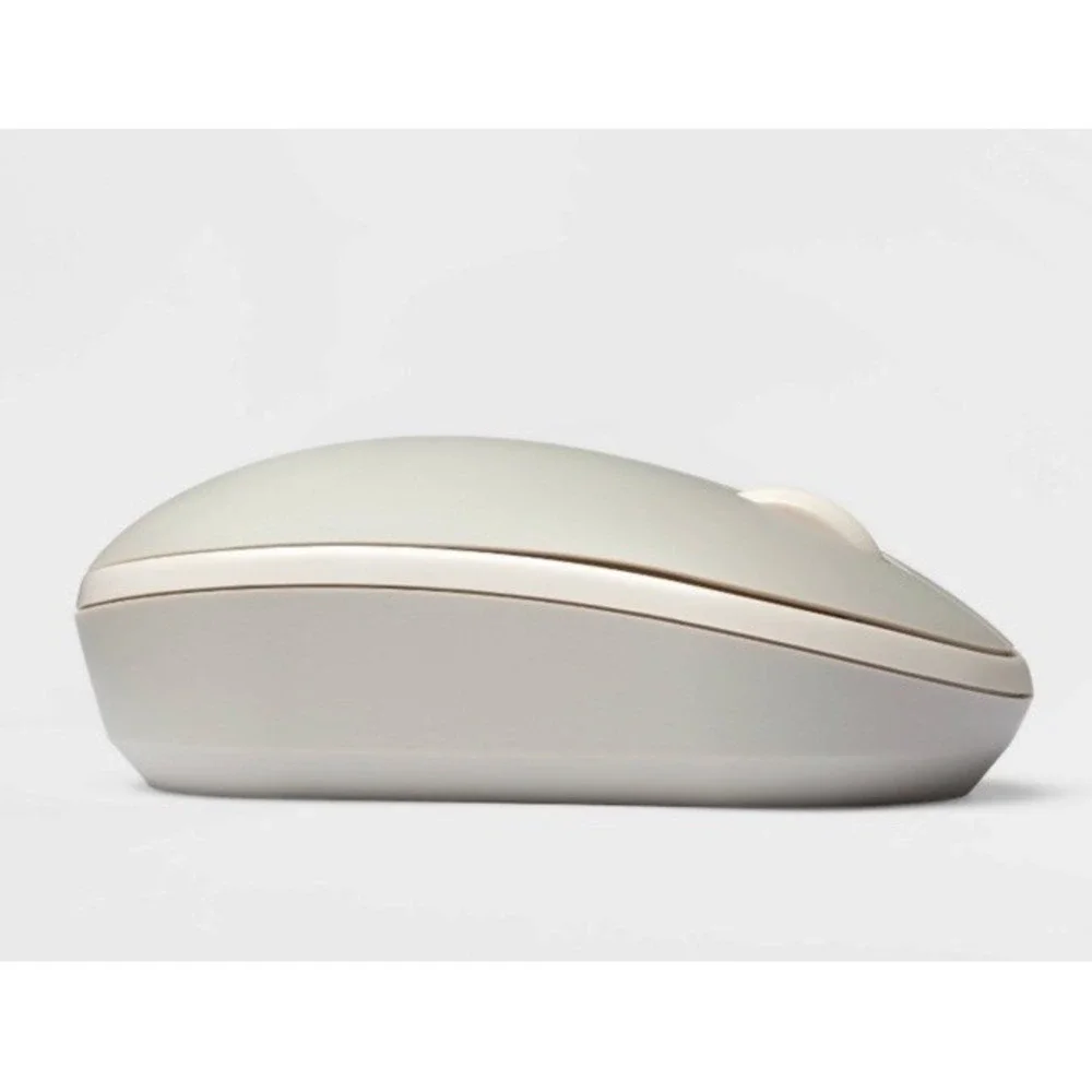 Heyday Compact Wireless Bluetooth 5.1 Mouse Warm Gray USB Receiver Included New